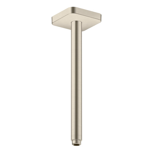 AXOR 26966821 ShowerSolutions Extension Pipe for Ceiling Mount SoftCube, 12" - Brushed Nickel