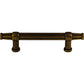 TOP KNOBS TK197GBZ Luxor 3 3/4" Center to Center Bar Pull - German Bronze