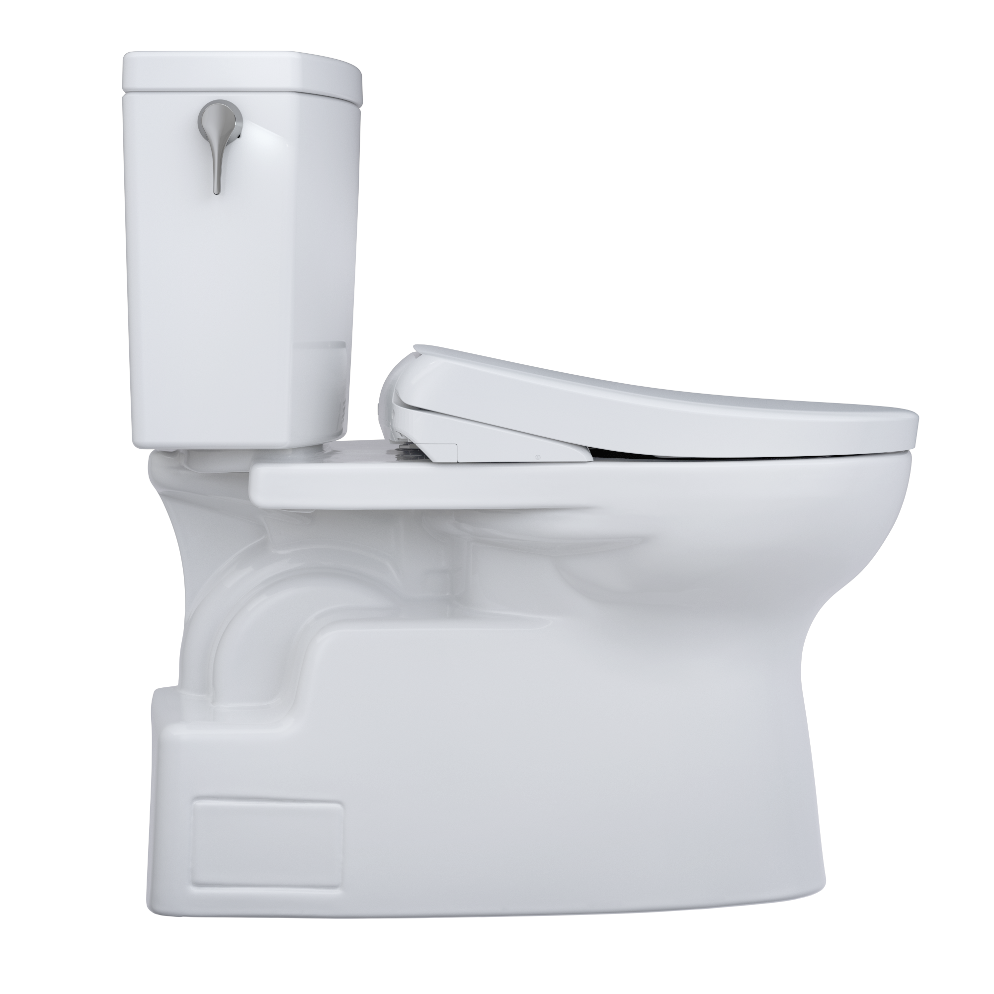TOTO MW4744736CUFG#01 Washlet+ Vespin Ii 1G Two-Piece Elongated 1.0 Gpf Toilet And Washlet+ S7A Contemporary Bidet Seat - Cotton White