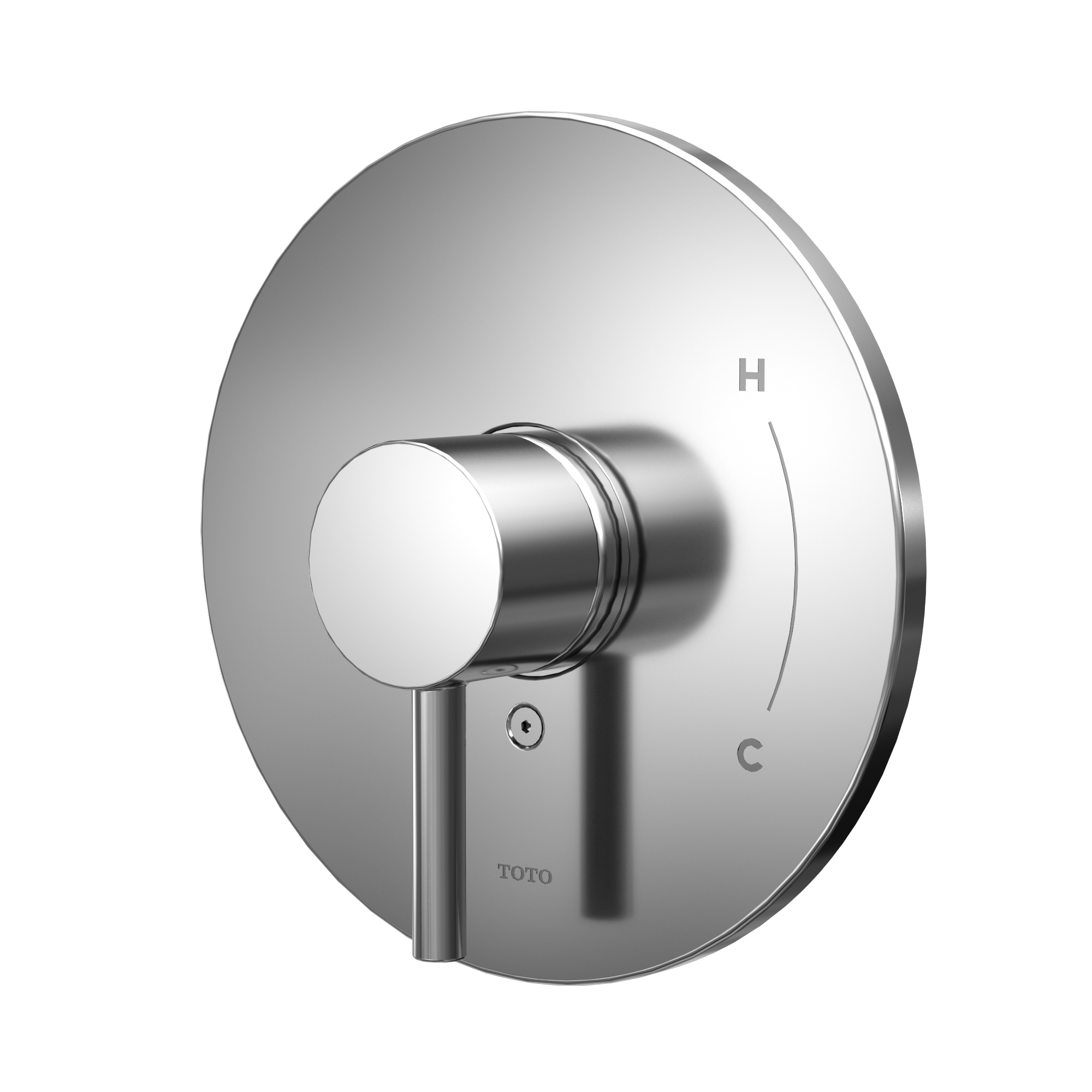 TOTO TBV01801U#CP Round Pressure Balance Valve Shower Trim - Polished Chrome
