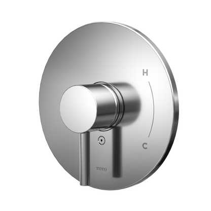 TOTO TBV01801U#CP Round Pressure Balance Valve Shower Trim - Polished Chrome