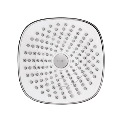 HANSGROHE 04387400 Croma Select E Showerhead 180 2-Jet, 1.8 GPM - White/Chrome