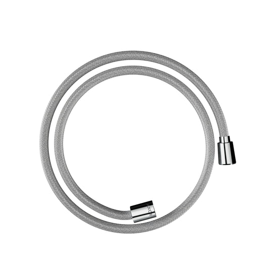 AXOR 28227000 Shower Solutions Textile Hose with Cylindircal and Conical Nut, 49" - Chrome