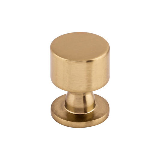 TOP KNOBS TK820HB Lily 1" Diameter Round Knob - Honey Bronze