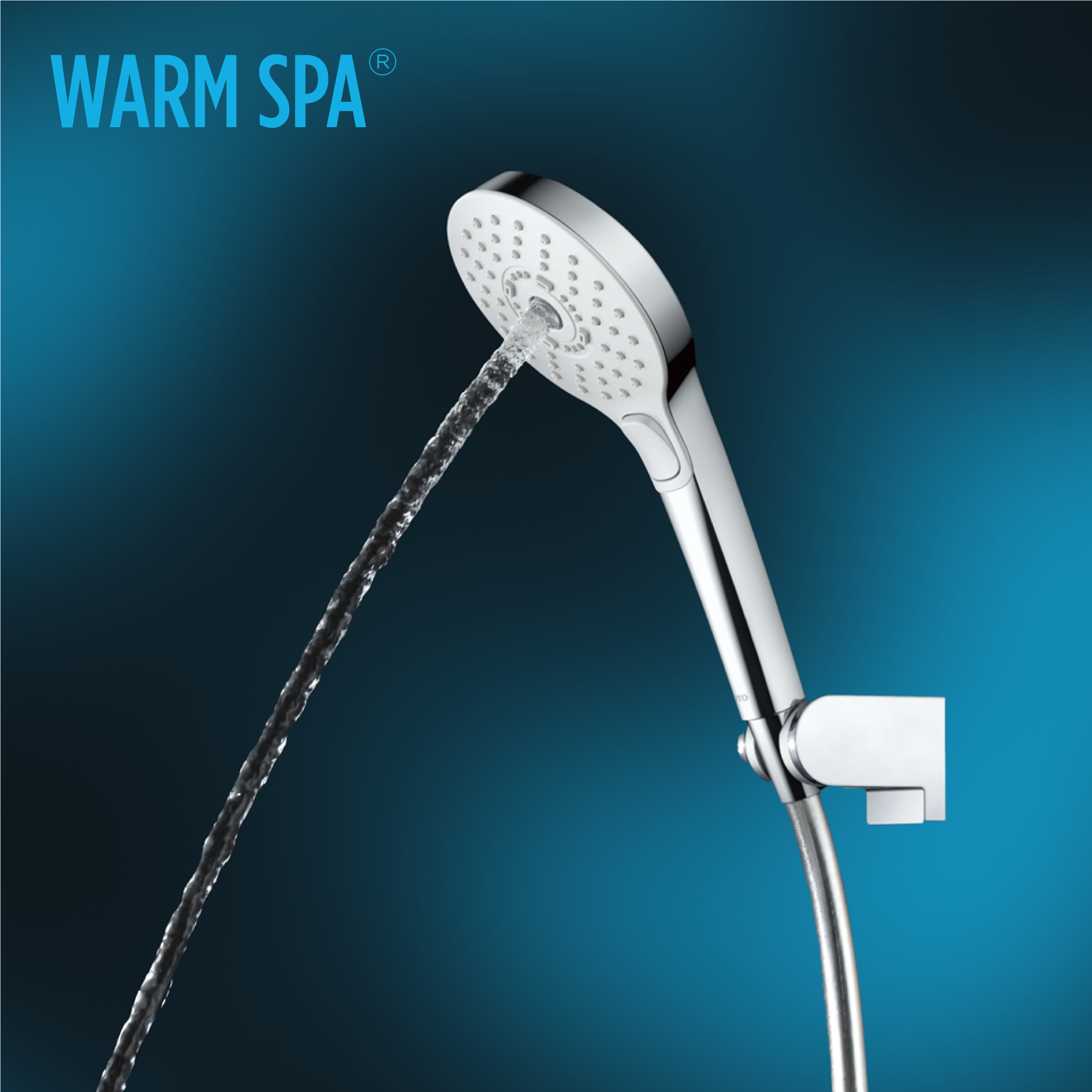 TOTO TBW02015U4#CP G Series 1.75 Gpm Multifunction 4 Inch Square Handshower With Active Wave - Polished Chrome