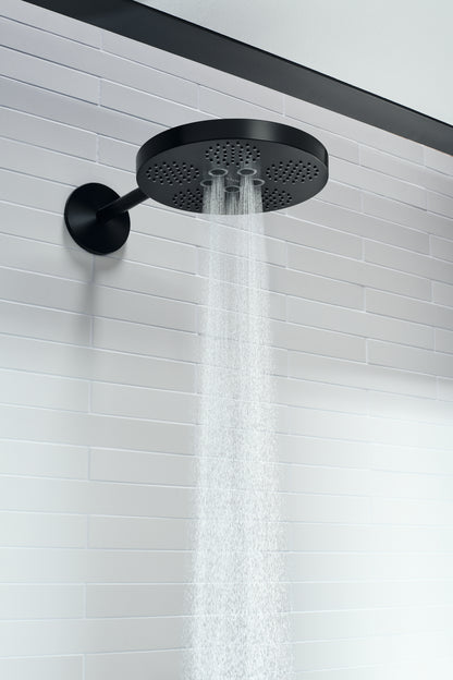 AXOR 48481671 ONE Showerhead 280 2-Jet with Showerarm Trim, 2.5 GPM - Matte Black