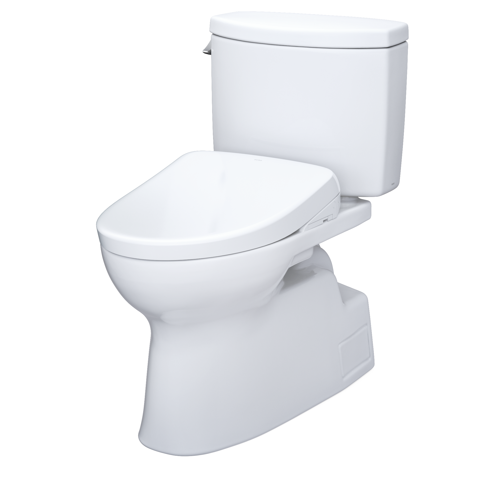 TOTO MW4744736CEFG#01 Washlet+ Vespin Ii Two-Piece Elongated 1.28 Gpf Toilet And Washlet+ S7A Contemporary Bidet Seat - Cotton White