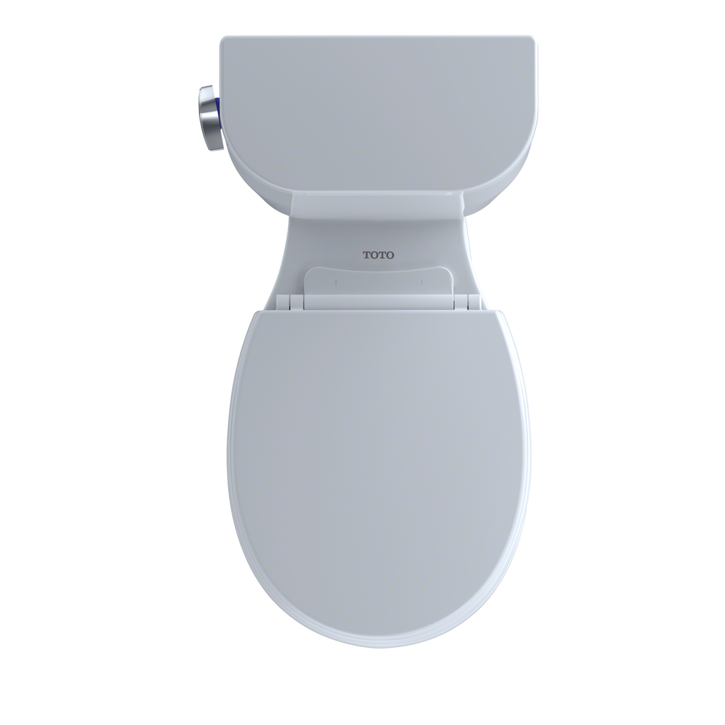 TOTO CST243EF#01 Entrada Two-Piece Round 1.28 Gpf Universal Height Toilet - Cotton White