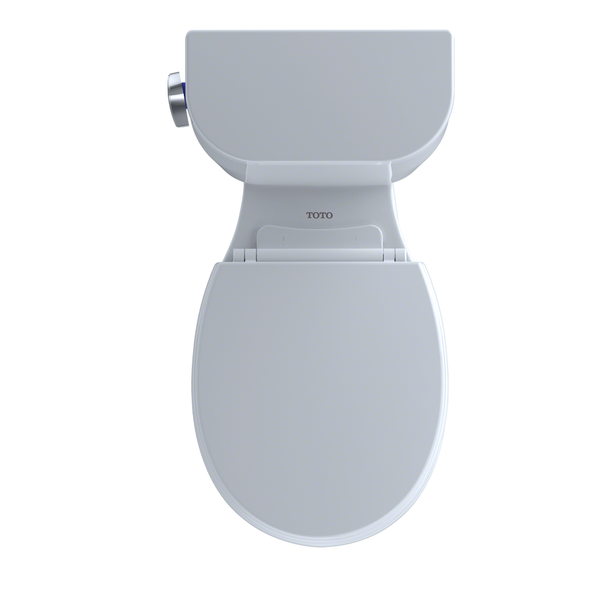 TOTO CST243EF#01 Entrada Two-Piece Round 1.28 Gpf Universal Height Toilet - Cotton White