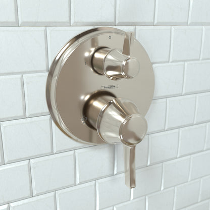 HANSGROHE 15753831 Polished Nickel Ecostat Classic Classic Thermostatic Trim