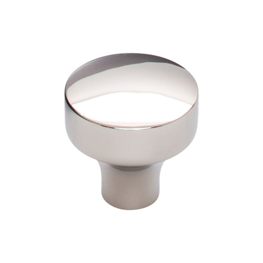 TOP KNOBS TK900PN Kinney 1 1/8" Diameter Round Knob - Polished Nickel