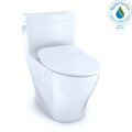 TOTO MS624234CEFG#01 Legato One-Piece Elongated 1.28 Gpf Toilet With Cefiontect And Softclose Seat - Cotton White