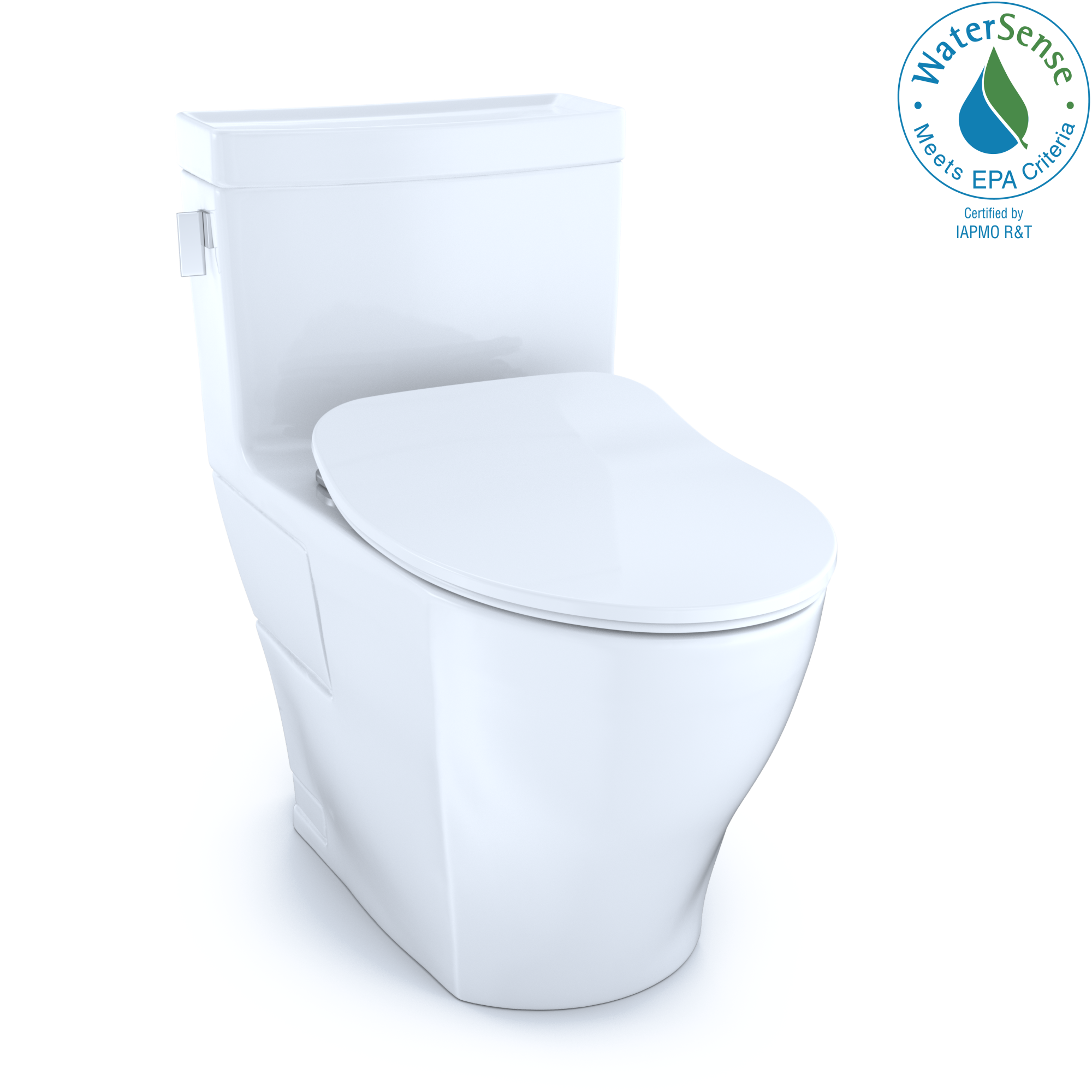 TOTO MS624234CEFG#01 Legato One-Piece Elongated 1.28 Gpf Toilet With Cefiontect And Softclose Seat - Cotton White