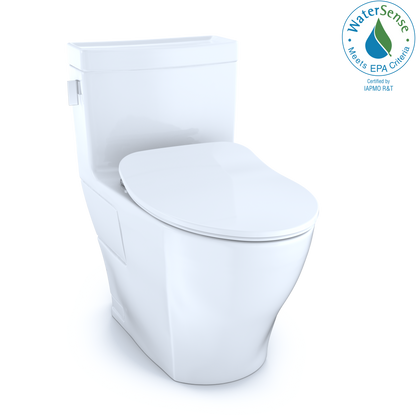 TOTO MS624234CEFG#01 Legato One-Piece Elongated 1.28 Gpf Toilet With Cefiontect And Softclose Seat - Cotton White