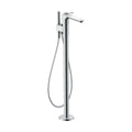 AXOR 49441001 Citterio C Freestanding Tub Filler Trim with 1.75gpm Handshower- Cubic Cut - Chrome