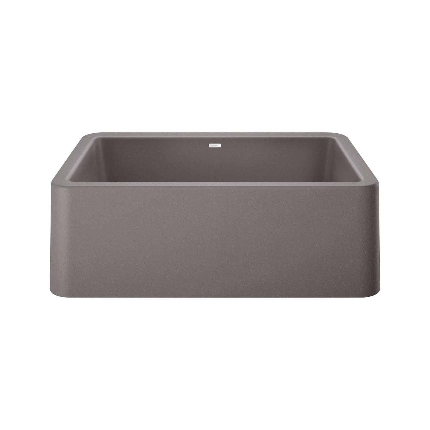 BLANCO 401778 Ikon Ikon SILGRANIT 30" Single Bowl Apron-Front Farmhouse Sink - Metallic Gray in Metallic Gray