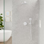 HANSGROHE 26888701 FixFit S Wall Outlet with Handshower Holder - Matte White