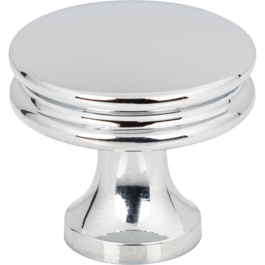 JEFFREY ALEXANDER 445PC Marie 1-1/4" Diameter Mushroom Knob - Polished Chrome