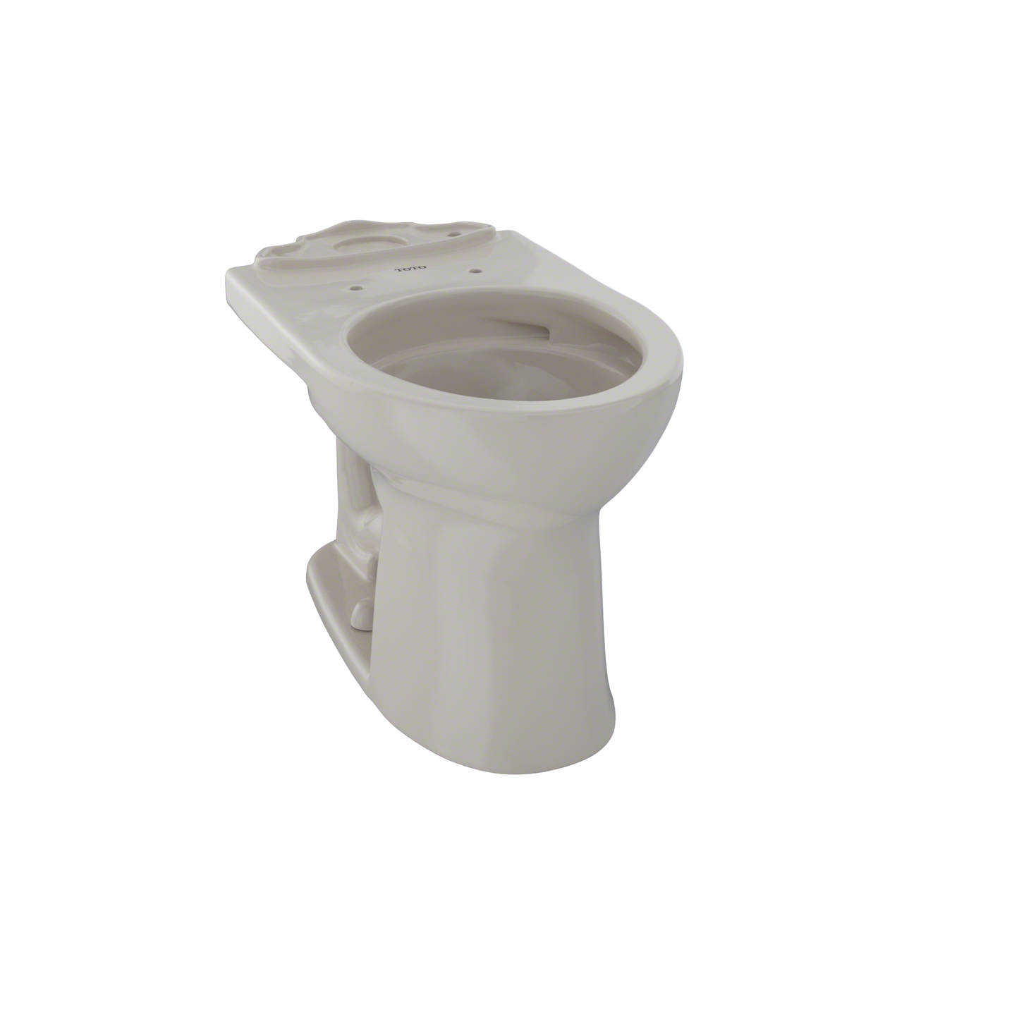 TOTO C453CUFG#03 Drake II Universal Height Round Toilet Bowl with CEFIONTECT , Bone