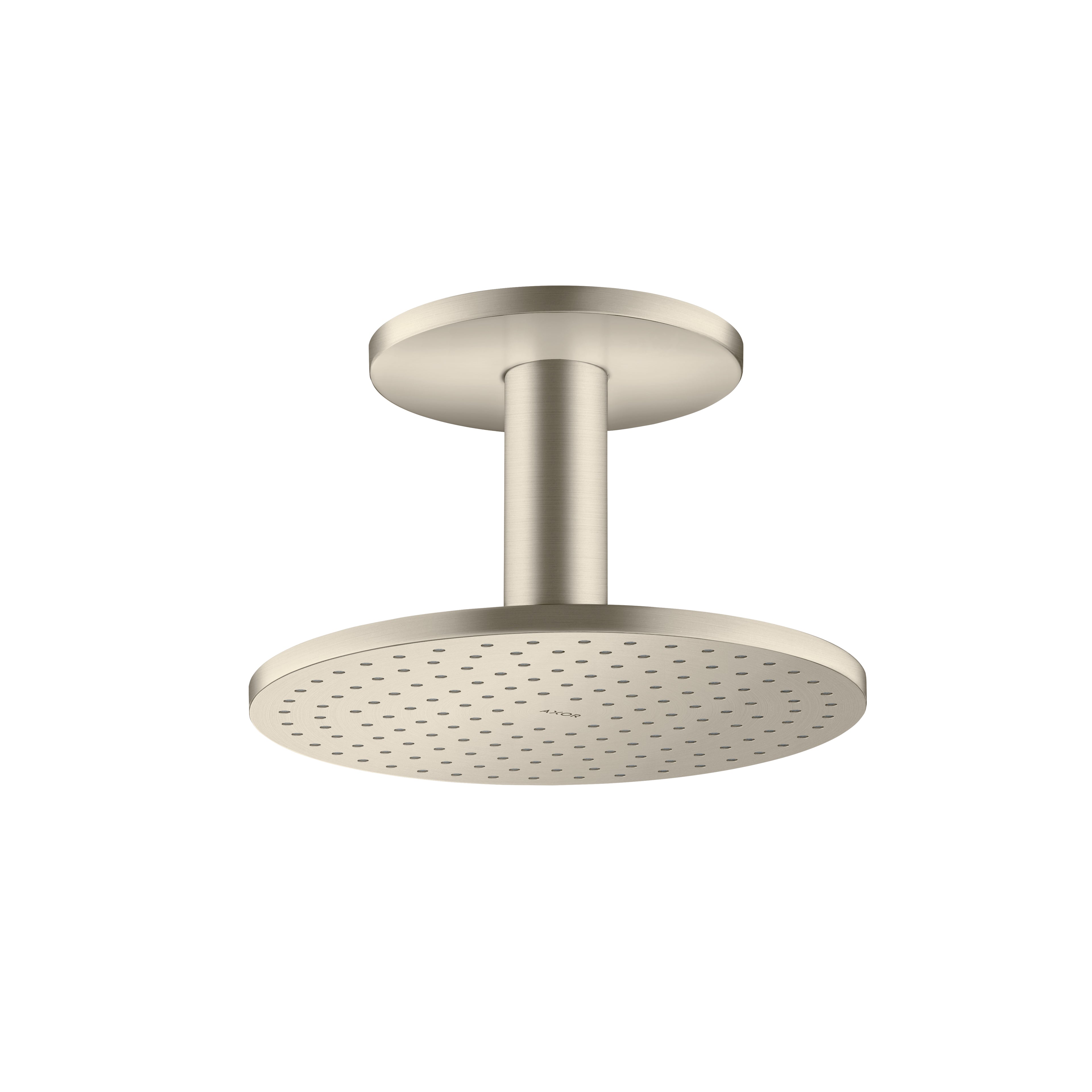 AXOR 35365821 ShowerSolutions Showerhead 250 2-Jet Ceiling Connection, 1.75 GPM - Brushed Nickel