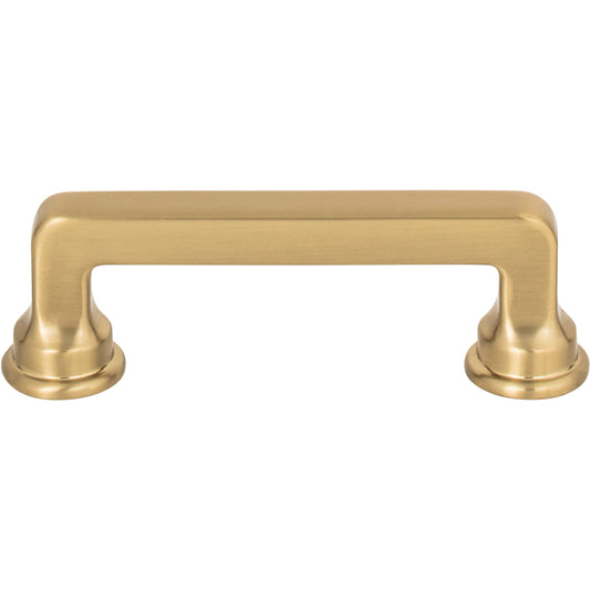 ATLAS A101-WB Oskar 3" Center to Center Bar Pull - Warm Brass