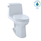TOTO MS854114EG#01 Eco Ultramax One-Piece Elongated 1.28 Gpf Toilet With Cefiontect - Cotton White