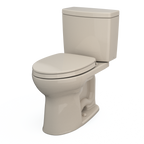 TOTO MS454124CUFG#03 Drake Ii 1G Two-Piece Elongated 1.0 Gpf Universal Height Toilet With Cefiontect And Ss124 Softclose Seat - Bone