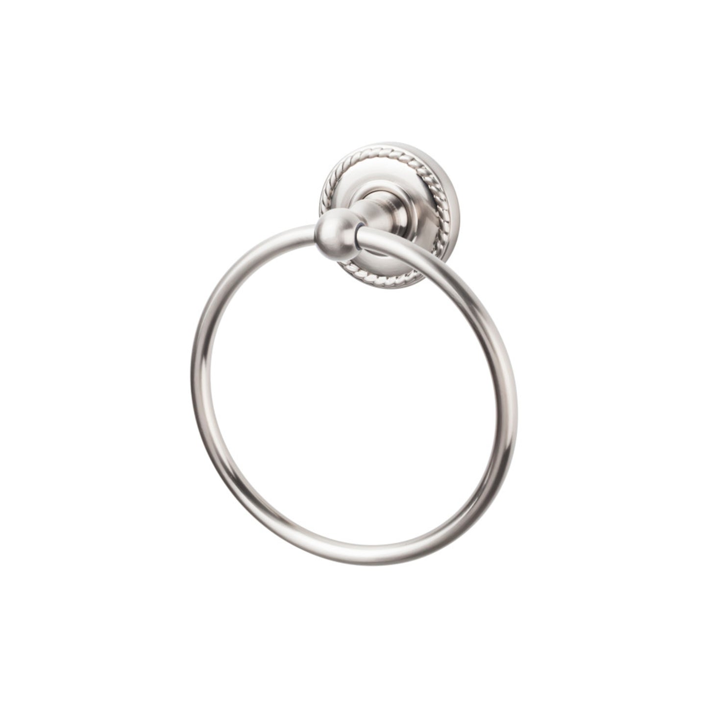 TOP KNOBS ED5BSNF TOP BATH (R) Edwardian Bath Towel Ring - Brushed Satin Nickel