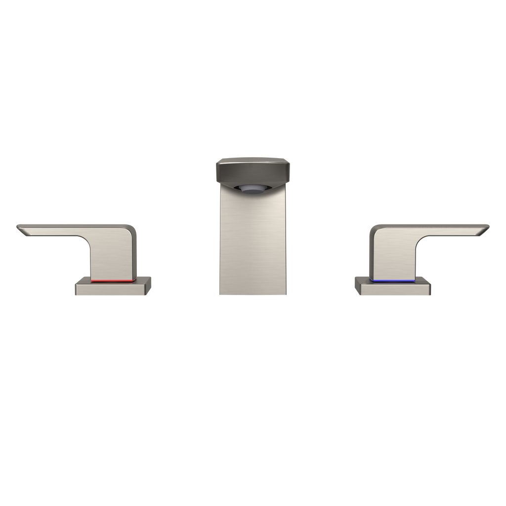 TOTO TLG02201U#BN Gr Series 1.2 Gpm Two Handle Widespread Bathroom Sink Faucet With Drain Assembly - Brushed Nickel