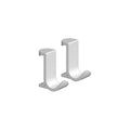 HANSGROHE 27914700 WallStoris Towel Hook- Wide - Matte White
