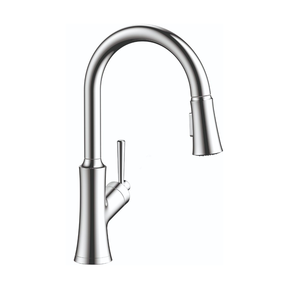 HANSGROHE 04793000 Joleena HighArc Kitchen Faucet, 2-Spray Pull-Down, 1.75 GPM - Chrome