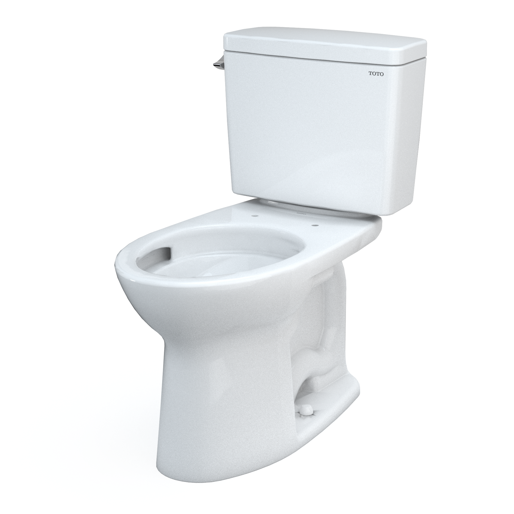 TOTO CST776CEG#01 Drake Two-Piece Elongated 1.28 Gpf Tornado Flush Toilet With Cefiontect - Cotton White
