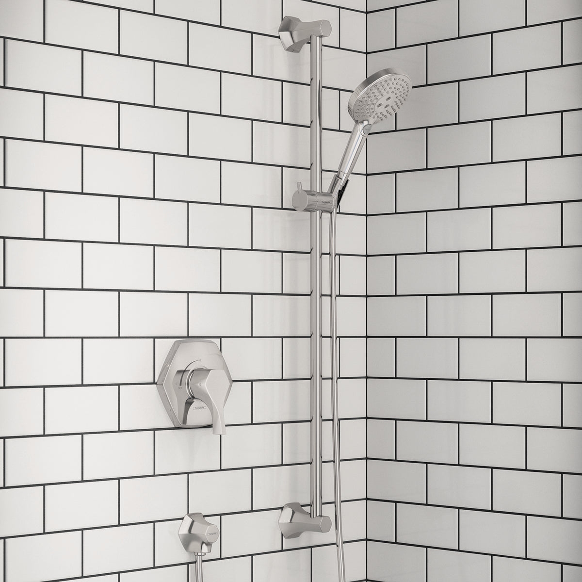 HANSGROHE 04832000 Locarno Wallbar, 36" - Chrome