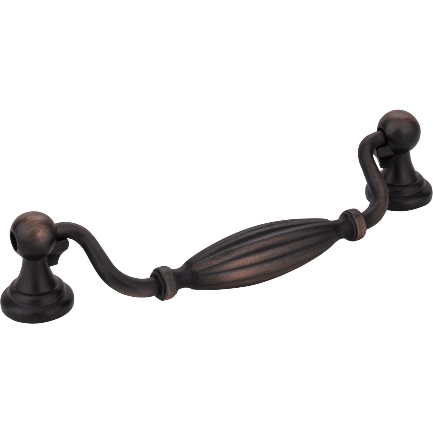 JEFFREY ALEXANDER 718-128DBAC Glenmore 128 mm Center-to-Center Drop Handle , Brushed Oil Rubbed Bronze