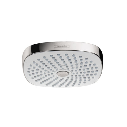 HANSGROHE 04387400 Croma Select E Showerhead 180 2-Jet, 1.8 GPM - White/Chrome