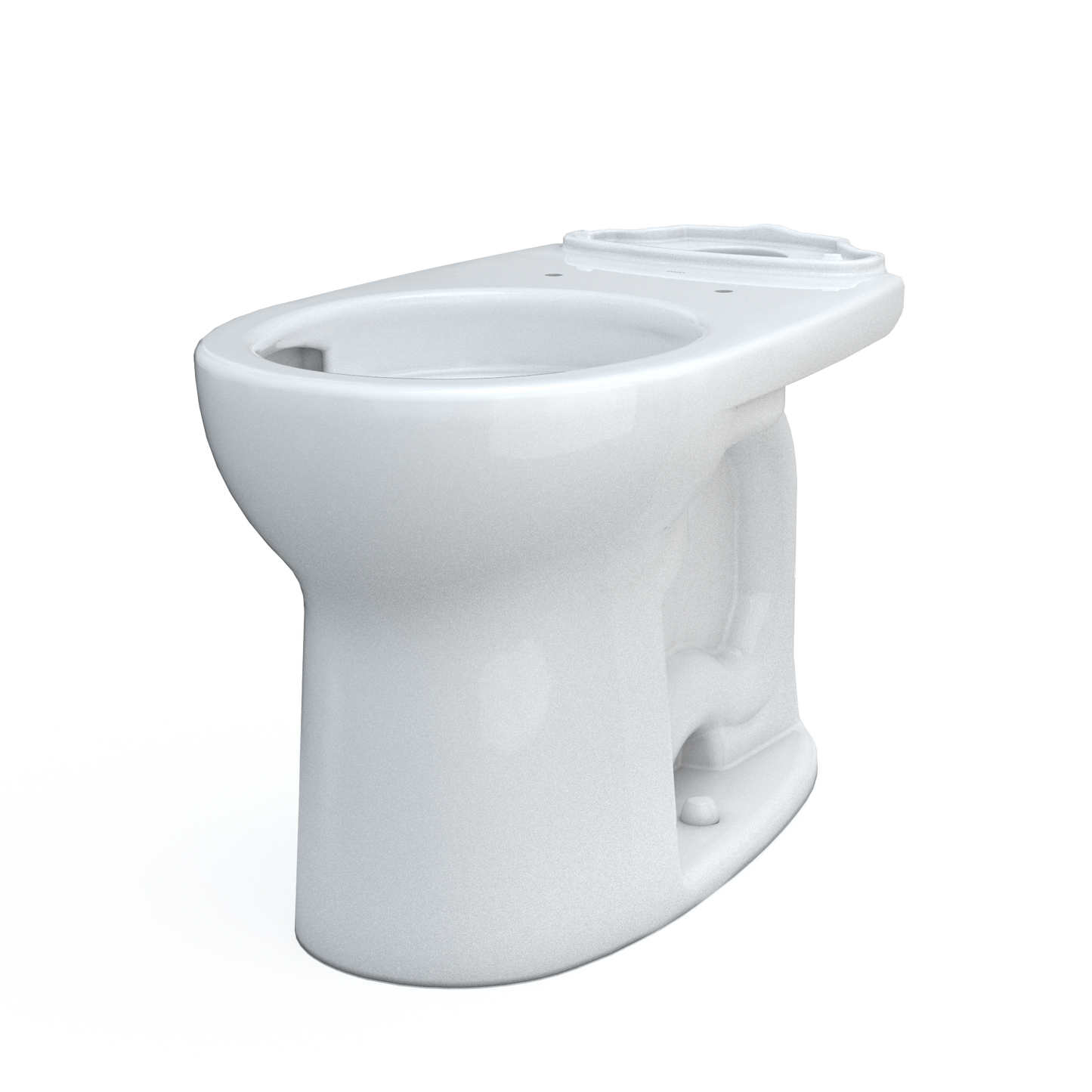 TOTO C775CEFG#01 Drake Round Tornado Flush Toilet Bowl With Cefiontect - Cotton White