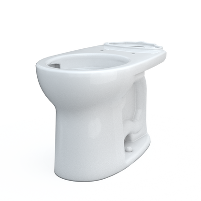 TOTO C775CEFG#01 Drake Round Tornado Flush Toilet Bowl With Cefiontect - Cotton White