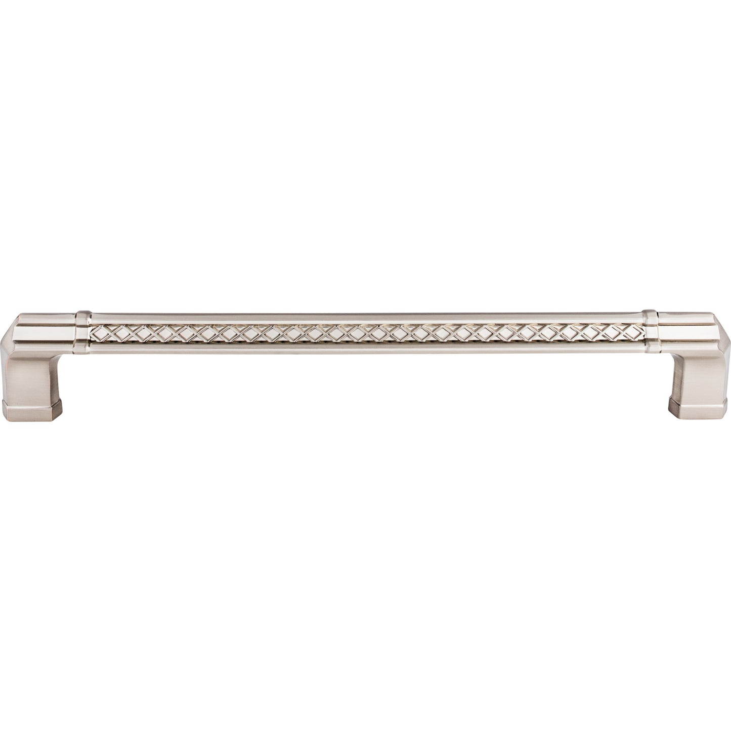 TOP KNOBS TK208BSN Tower Bridge 12" Center to Center Appliance Pull - Brushed Satin Nickel