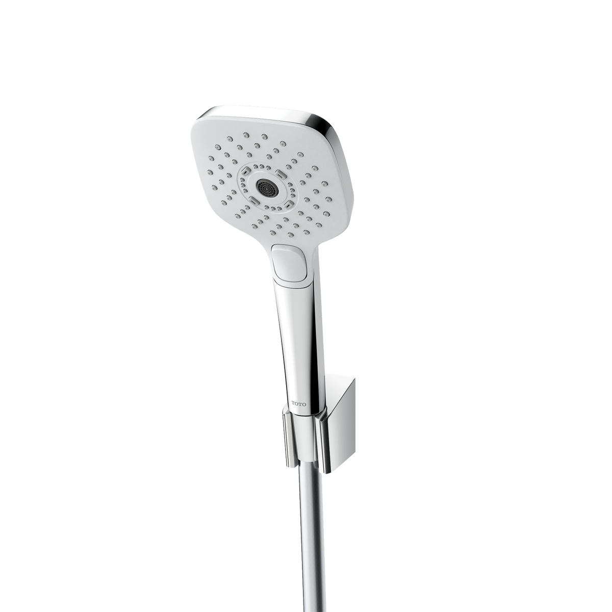 TOTO TBW02015U4#PN G Series 1.75 Gpm Multifunction 4 Inch Square Handshower With Active Wave - Polished Nickel
