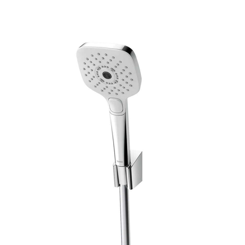 TOTO TBW02015U4#BN G Series 1.75 Gpm Multifunction 4 Inch Square Handshower With Active Wave - Brushed Nickel