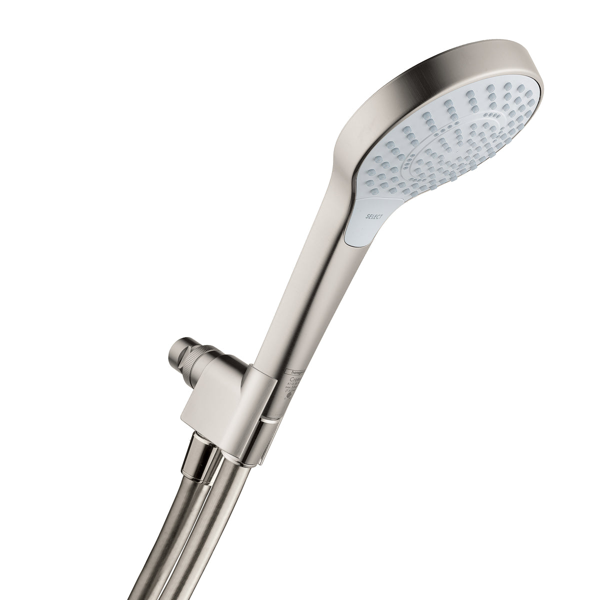 HANSGROHE 04936820 Croma Select S Handshower Set 110 3-Jet, 1.75 GPM - Brushed Nickel