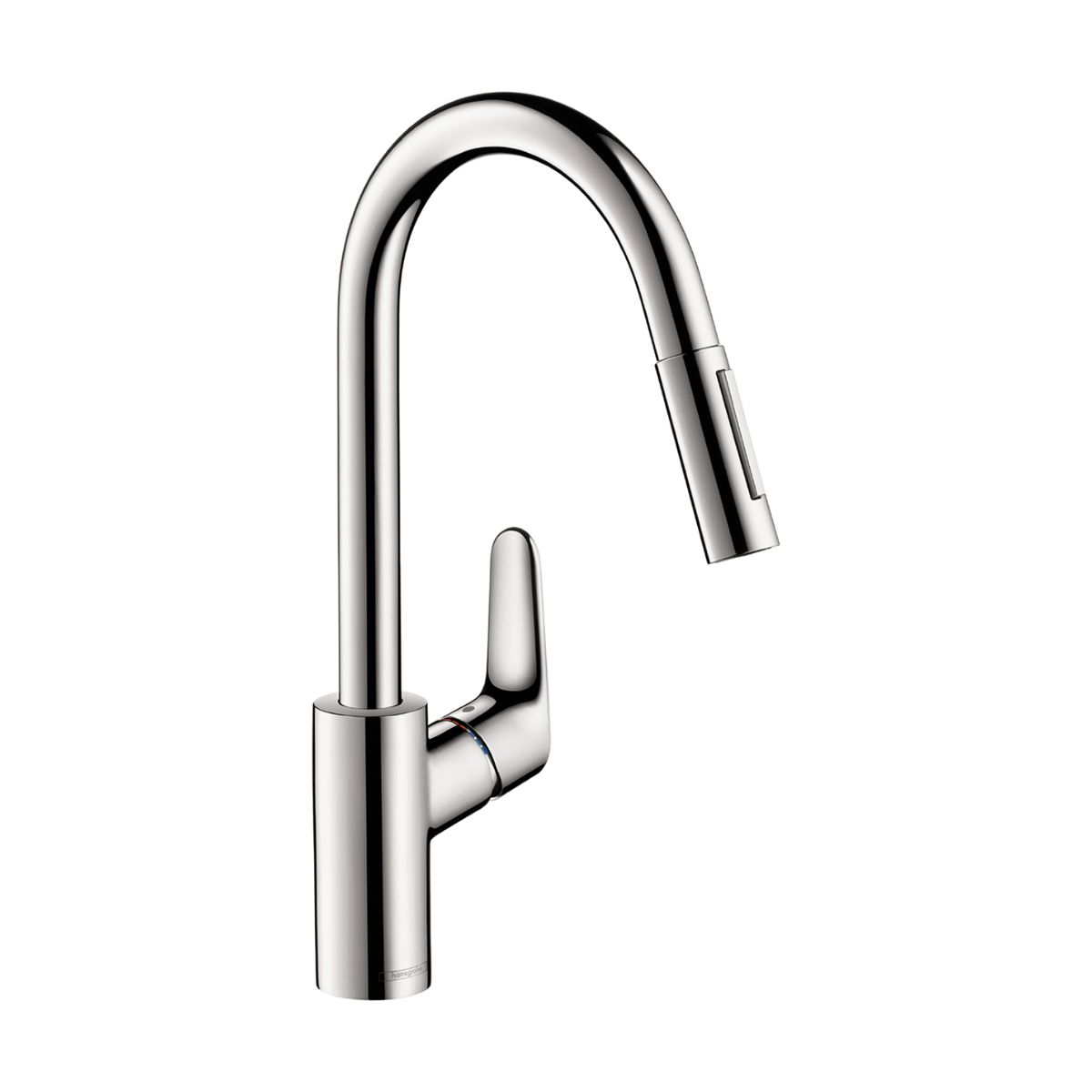 HANSGROHE 04505000 Focus HighArc Kitchen Faucet, 2-Spray Pull-Down, 1.75 GPM - Chrome