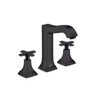 HANSGROHE 31307671 Metropol Classic Widespread Faucet 160 with Cross Handles and Pop-Up Drain, 1.2 GPM - Matte Black
