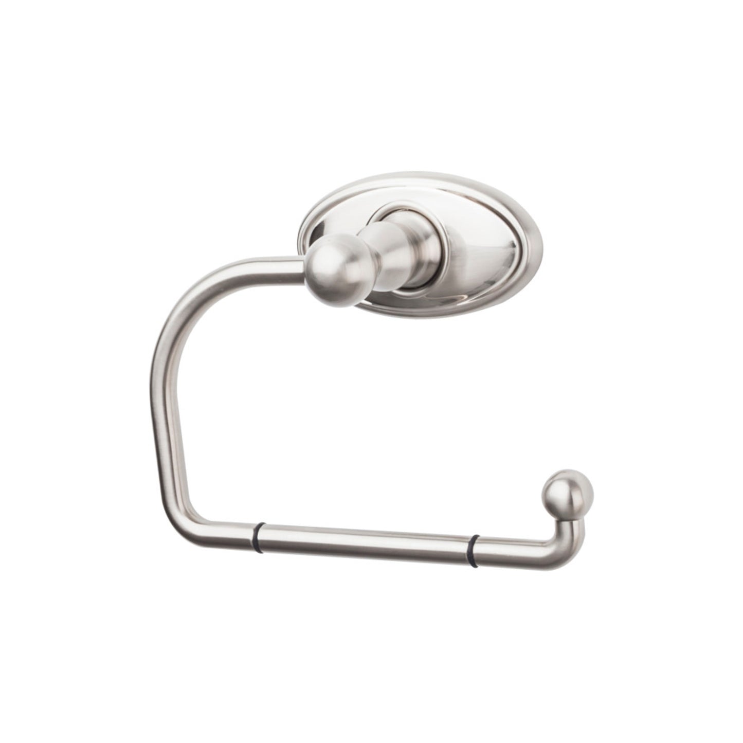 TOP KNOBS ED4BSNC TOP BATH (R) Edwardian Bath Wall Mounted Toilet Paper Holder - Brushed Satin Nickel