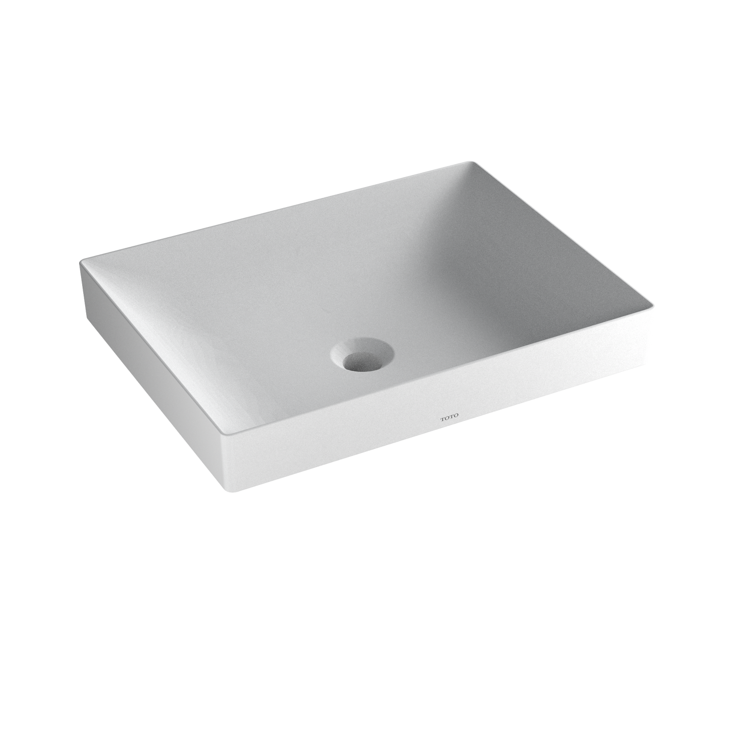 TOTO LT475MT#CMW Kiwami Rectangular 20" Vessel Bathroom Sink With Cefiontect - Clean Matte