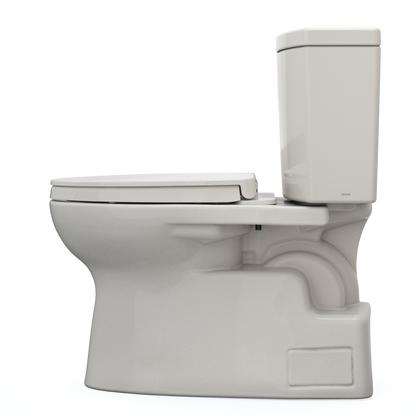 TOTO MS474124CUFG#12 Vespin Ii 1G Two-Piece Elongated 1.0 Gpf Universal Height Toilet With Cefiontect And Ss124 Softclose Seat - Sedona Beige
