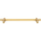 JEFFREY ALEXANDER 598-18BG Larkin Knurled Center 18" Center-to-Center Appliance Pull - Brushed Gold