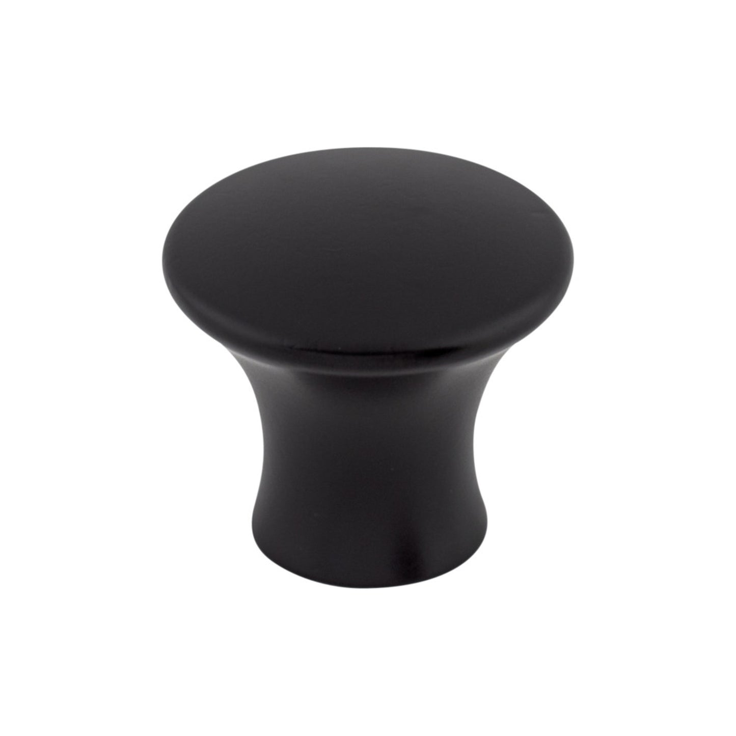 TOP KNOBS TK591BLK Oculus 1 1/8" Diameter Round Knob - Flat Black