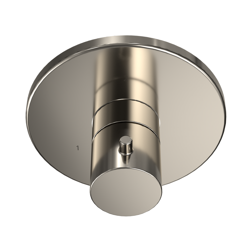 TOTO TBV01103U#PN Round Two-Way Diverter Shower Trim - Polished Nickel