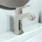 HANSGROHE 31075831 Metris C Single-Hole Faucet 100 with Pop-Up Drain, 1.2 GPM - Polished Nickel